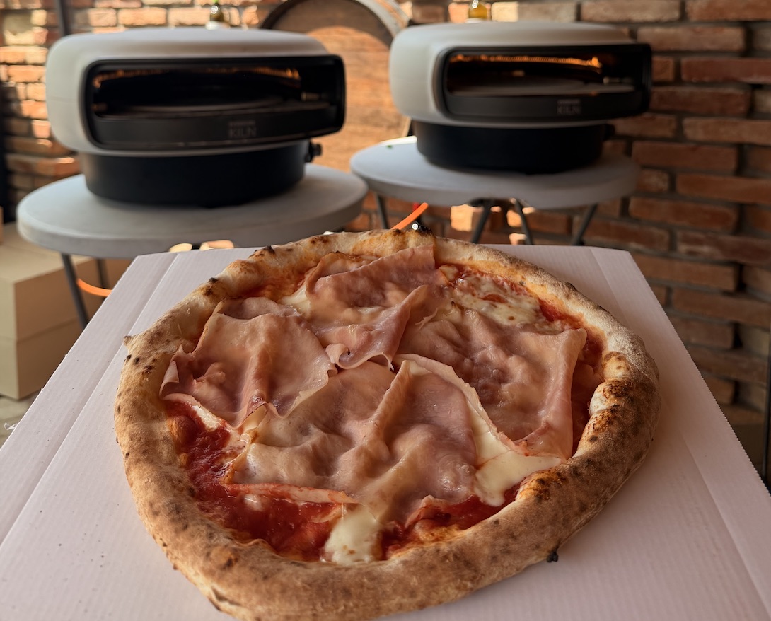 Nápolyi pizza állomás rendezvényen